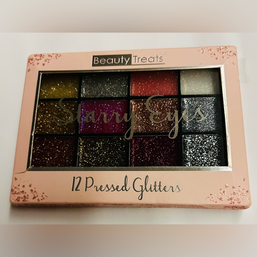 New Beauty Treats Starry Eyes 12 Pressed Glitters - Picture 9 of 13